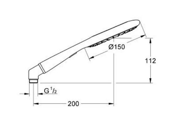 Grohe Rainshower Icon 150 El Duşu 2 Akışlı 27632000