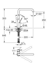 Grohe Essence Tek Kumandalı Eviye Bataryası 1/2'' - 30505000