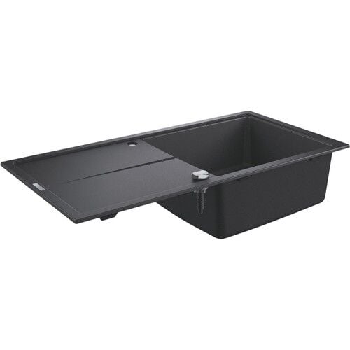 Grohe K400 Kuvars Kompozit Eviye 60 -C 100/50, Granit Siyah Rengi - 31641AP0