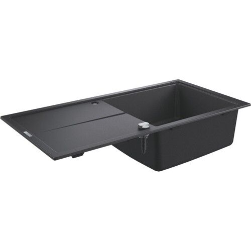 Grohe K400 Kuvars Kompozit Eviye 60 -C 100/50, Granit Siyah Rengi - 31641AP0
