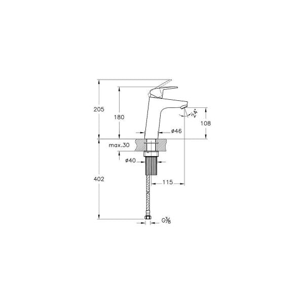 Artema Flow Round Lavabo Bataryası (Yüksek) A42925