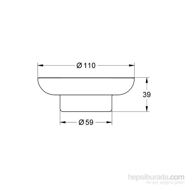 Grohe Essentials Sabunluk Camı Banyo Aksesuarı - 40368001