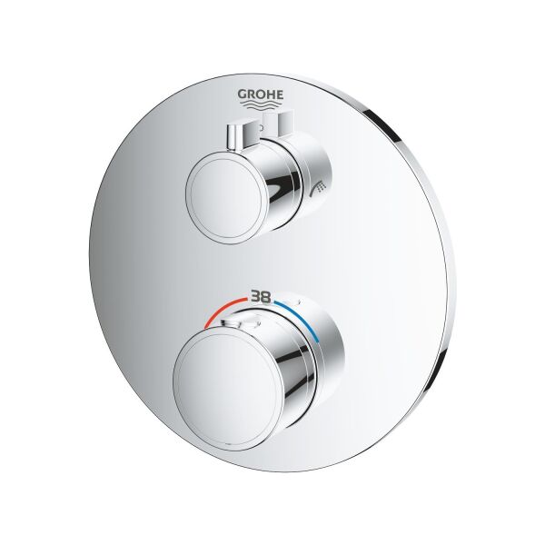 Grohe Grohtherm Termostatik Banyo Duş Bataryası 2 çıkışlı divertörlü- 24077000