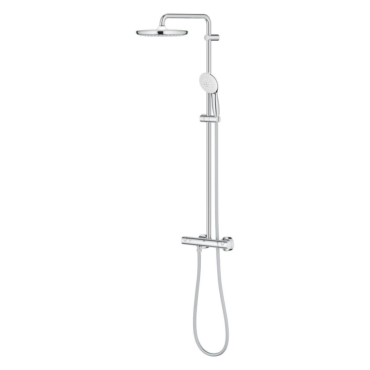 Grohe Tempesta System 250 Duvara Monte Termostatik Bataryalı Duş Sistemi - 26670001