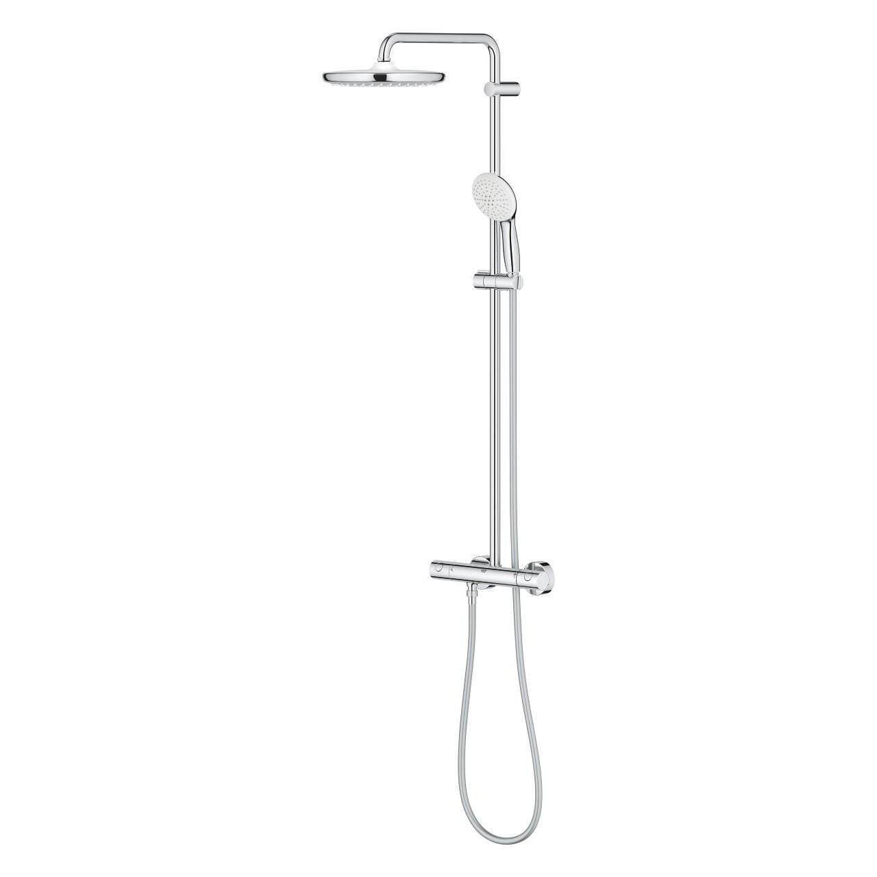 Grohe Tempesta System 250 Duvara Monte Termostatik Bataryalı Duş Sistemi - 26670001