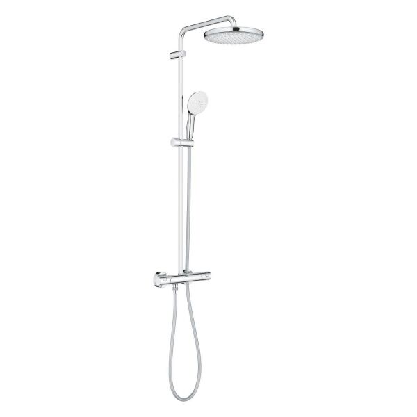 Grohe Tempesta System 250 Duvara Monte Termostatik Bataryalı Duş Sistemi - 26670001