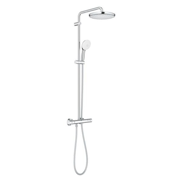 Grohe Tempesta System 250 Duvara Monte Termostatik Bataryalı Duş Sistemi - 26670001