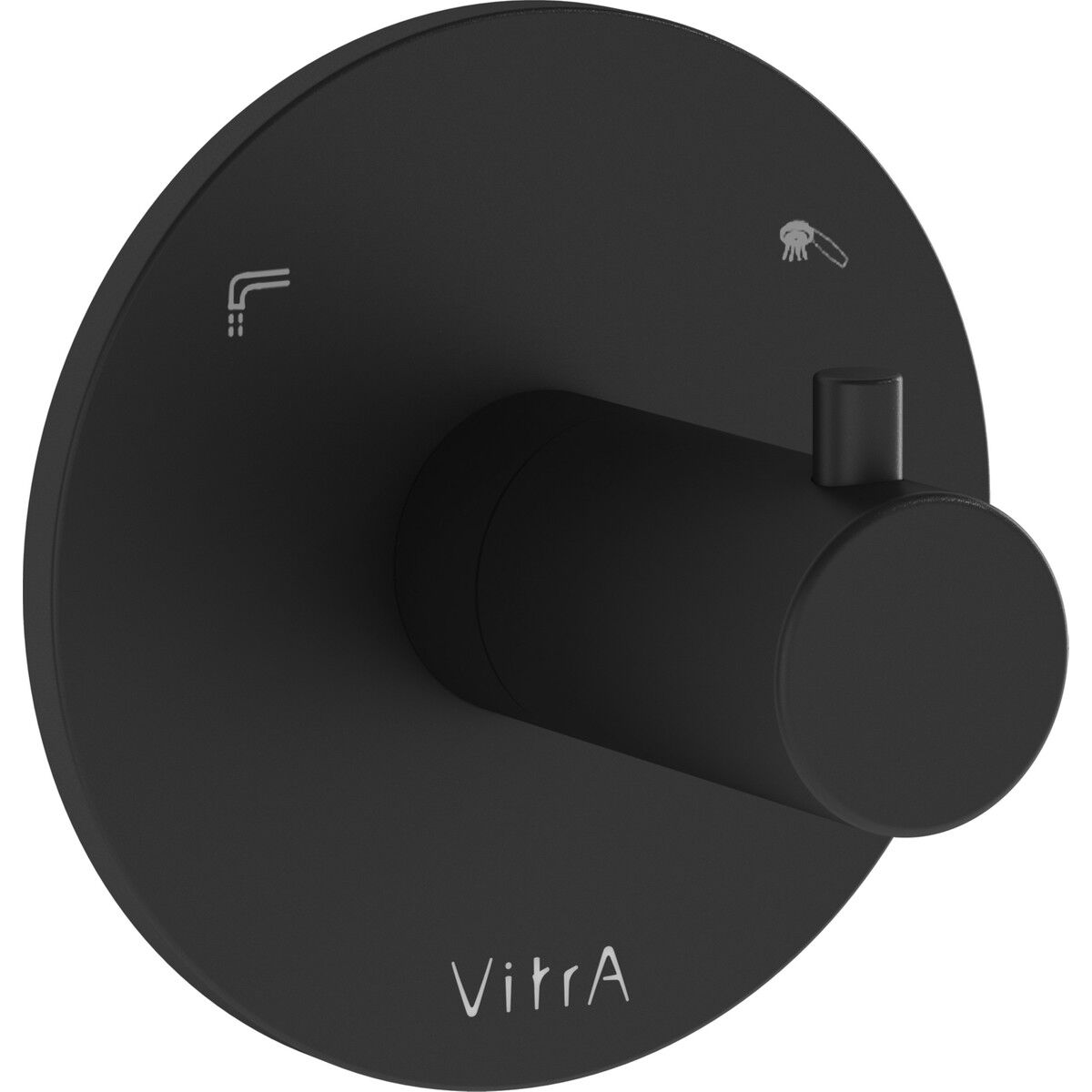 VitrA Origin A4285736 Ankastre 2 Yollu Yönlendirici, Mat Siyah