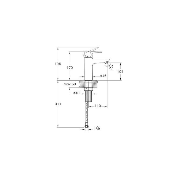 Artema Flow Soft Lavabo Bataryası - A43009