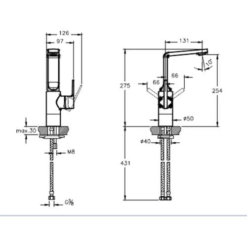 Artema Vitra Suit L A4246826 Lavabo Bataryası