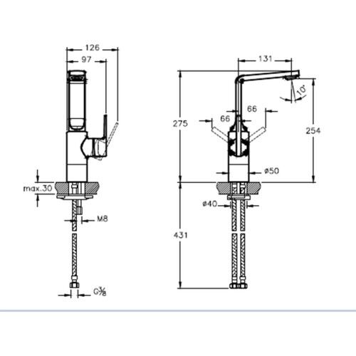 Artema Vitra Suit L A4246826 Lavabo Bataryası