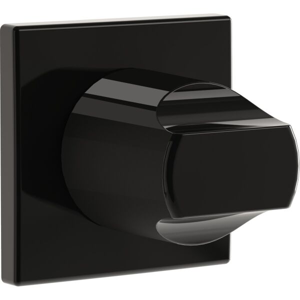 Vitra Suit A4287239 Ankastre Stop Valf (Sıva Üstü Grubu), Parlak siyah