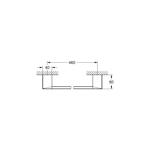 Grohe Selection Cube Uzun Havluluk - 40767000