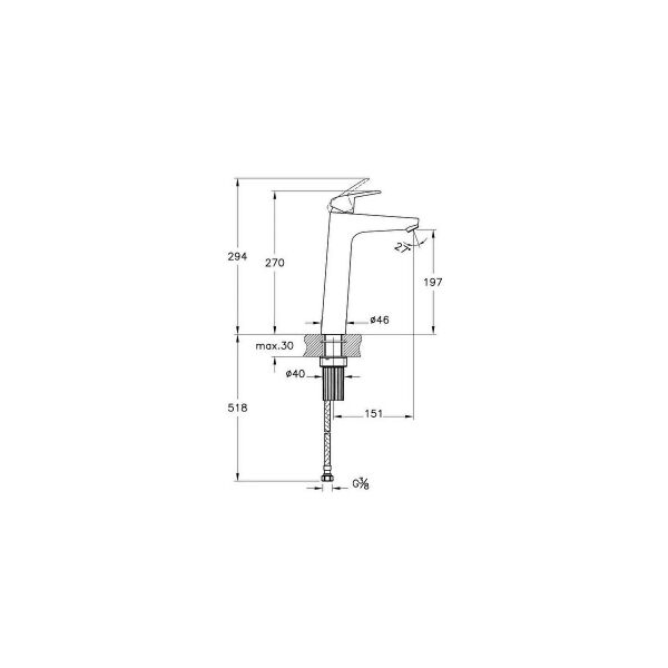 Artema Flow Round Lavabo Bataryası - A42927