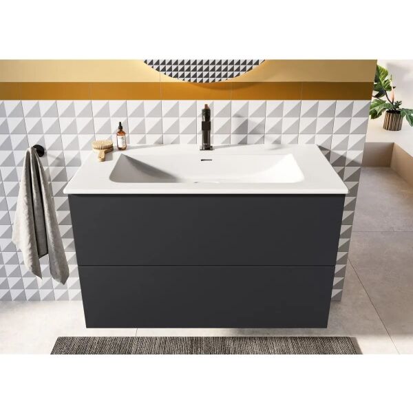 VitrA A4281639 Suit Siyah Lavabo Bataryası