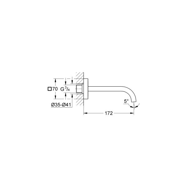 Grohe Allure Çıkış Ucu - 13264000