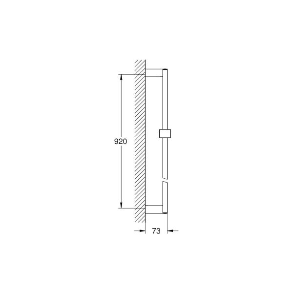 Euphoria Cube Duş Sürgüsü 900 mm - 27841000