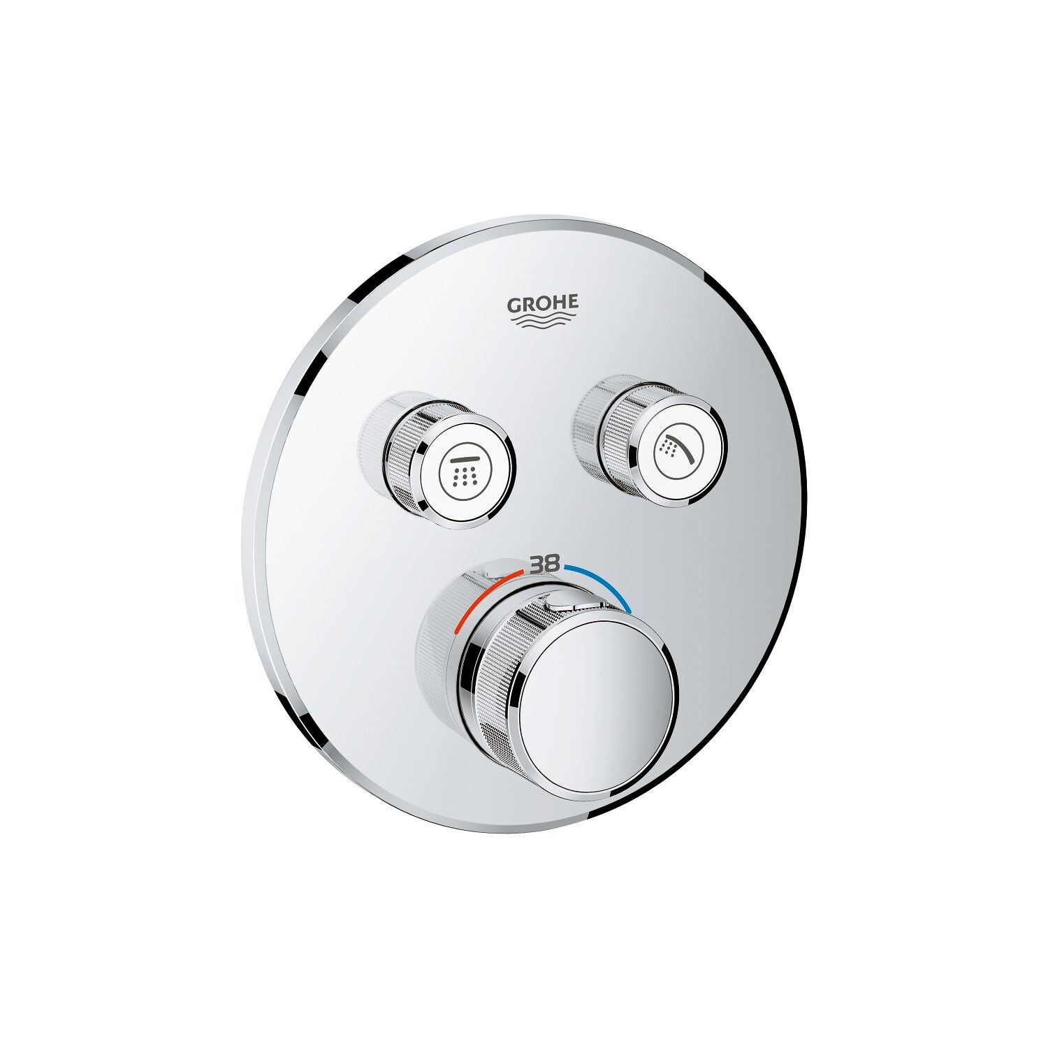 Grohe Grohtherm Smartcontrol Çift Yönlü Ankastre Termostatik Duş Bataryası - 29119000