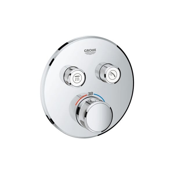 Grohe Grohtherm Smartcontrol Çift Yönlü Ankastre Termostatik Duş Bataryası - 29119000