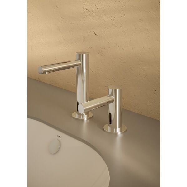 VitrA Origin A47213 Temassız Lavabo Bataryası, Elektrikli, Çift Su Girişli, Krom