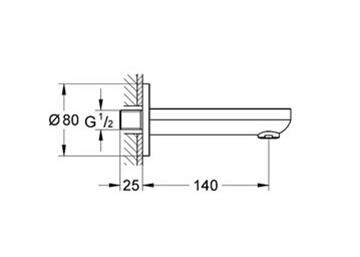 Grohe Bau Çıkış Ucu - 13255000