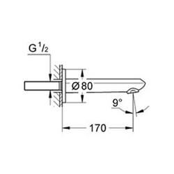Grohe Eurodisc Cosmopolitan Çıkış Ucu - 13278002
