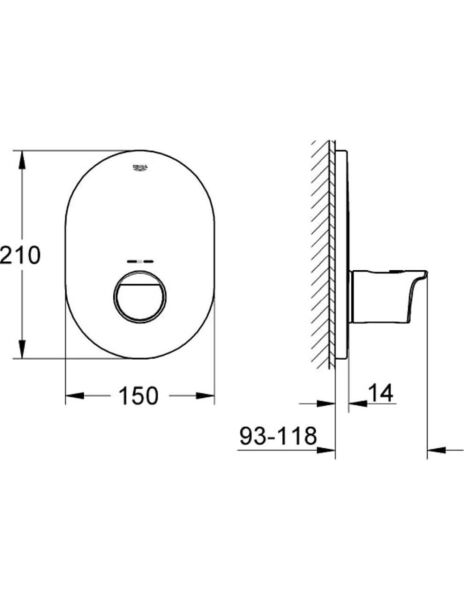 Grohe Grohtherm 2000 NEW Merkezi Termostatik Kumanda - 19352001