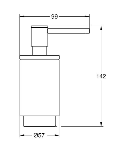 Grohe Selection Sıvı Sabunluk Mat Siyah - 41218KF0
