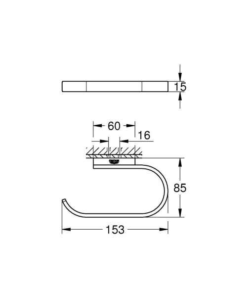 Grohe Selection Tuvalet Kağıtlığı Warm Sunset - 41068DA0