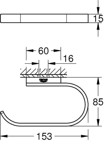 Grohe Selection Tuvalet Kağıtlığı - 41068A00