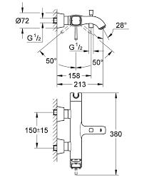 Grohe Grandera Tek Kumandalı Banyo Bataryası - 23317000