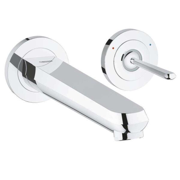 Grohe Eurodisc Joy İki Delikli Duvardan Lavabo Bataryası L-Boyut - 19969000