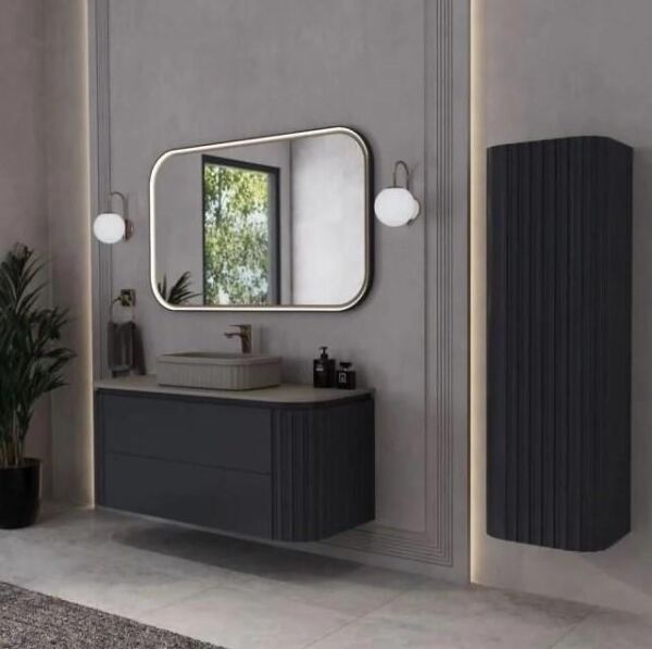 Gloria Lavabo Dolabı Argento 120 cm Set