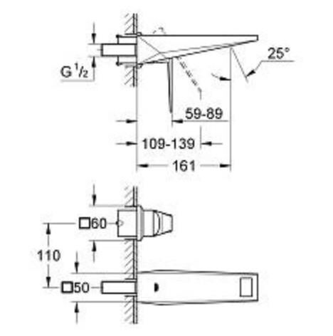 Grohe ALLURE BRİLLİANT 2 DELİKLİ LAVABO BATARYASI S-BOYUT - 19781AL0