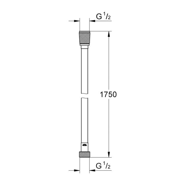 Grohe Relexa Silverfleks Spiral Hortum 175 cm - 28388EN0