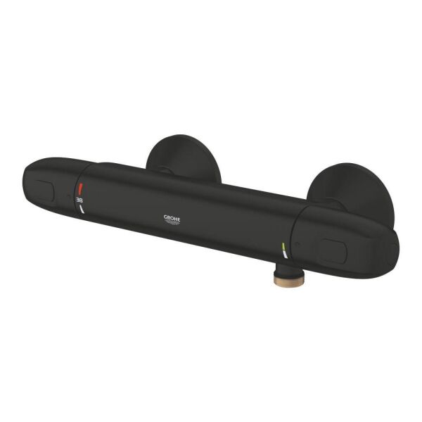 Grohe Grohtherm 1000 Termostatik Duş Bataryası Mat Siyah - 348142433