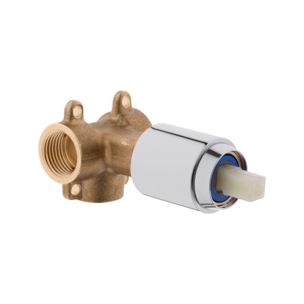 VitrA A41455 Ankastre Stop Valf Mix Sıva Altı Grubu Krom