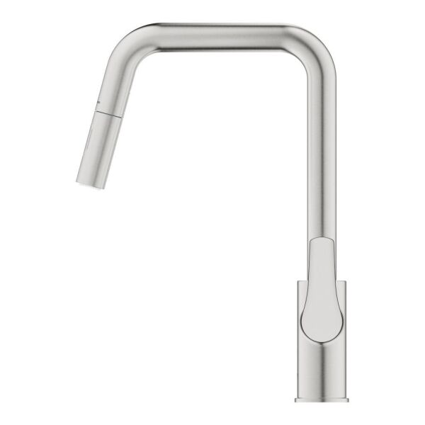 Grohe Eurosmart Eviye Bataryası 2 Akışlı SuperSteel - 30619DC0