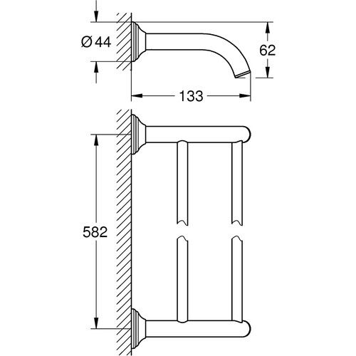Grohe Essentials Authentic Ikili Havluluk 40654001