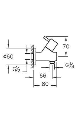 Artema A45225 Filtreli Ara Musluk Krom