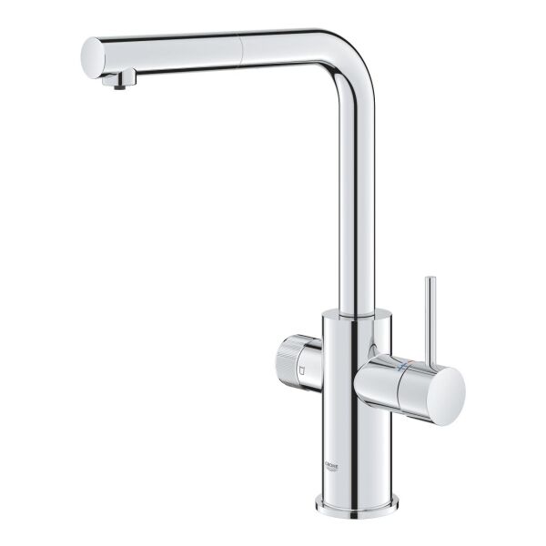 Grohe Blue Pure Minta Arıtma Çıkışlı Spiralli Eviye Bataryası - 30590000