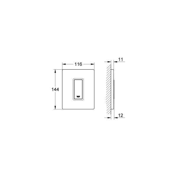 Grohe Skate Cosmopolitan Kumanda Paneli 38784000