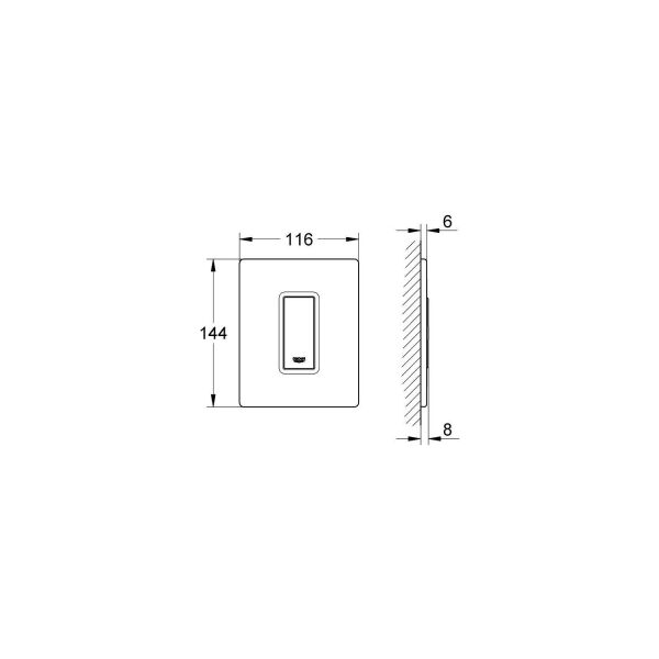 Grohe Skate Cosmopolitan Kumanda Paneli - 38846KS0