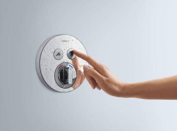 Hansgrohe Showerselect S Batarya Ankastre Montaj, 2 Çıkış İçin Krom - 15748000
