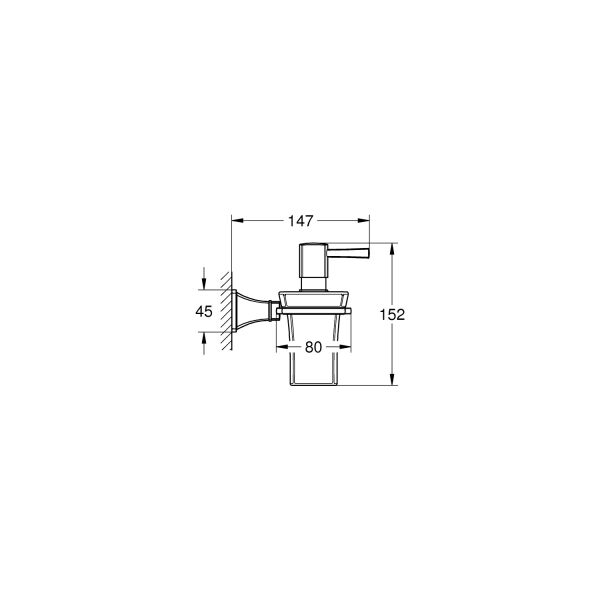 Grohe Grandera Seramik Sıvı Sabunluk ve Tutacağı 40627000