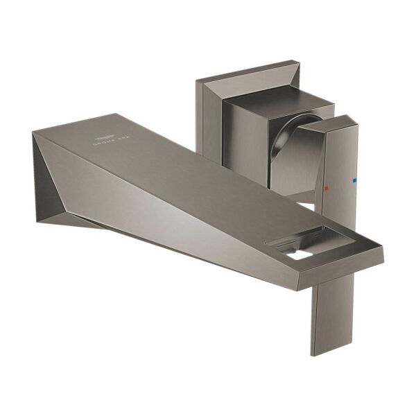 Grohe Allure Brilliant İki Delikli Lavabo Bataryası M Boyut Brushed Hard Graphite - 29402AL0