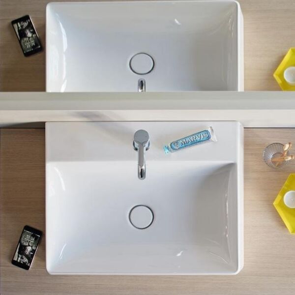 Duravit DuraSquare DuraCeram® Tezgah Üstü Lavabo 60 cm - 2353600071