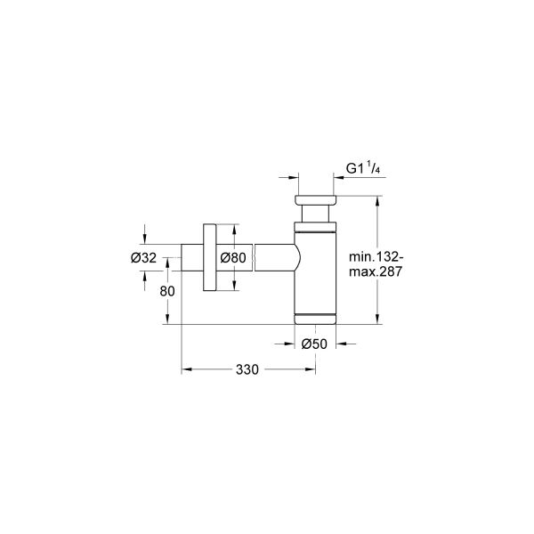 Grohe Sifon 1 1/4'' 28912GL0