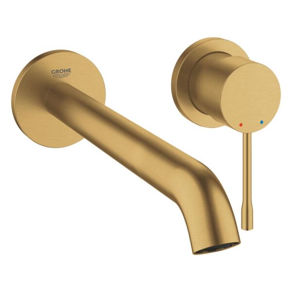 Grohe Essence İki Lavabo Bataryası L-Boyut Brushed Cool Sunrise - 29193GN1