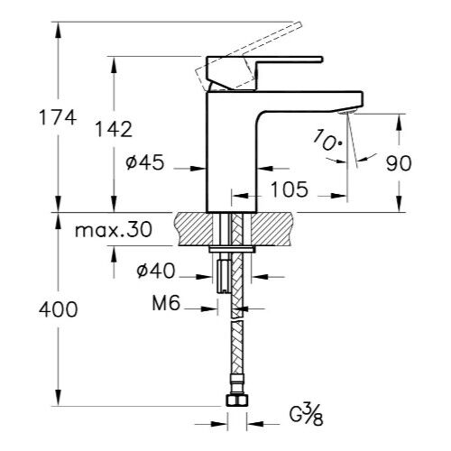 Artema Fold S A42532 Lavabo Bataryası Krom